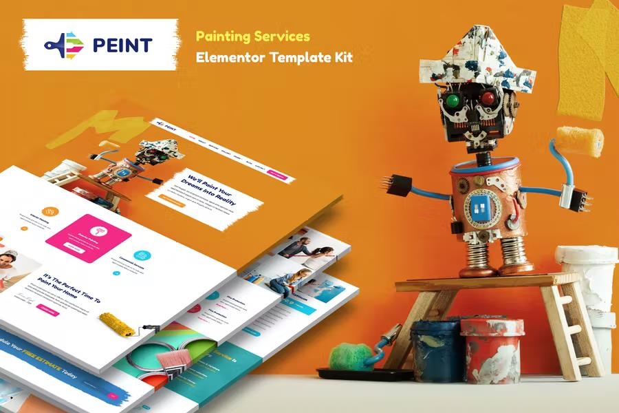 PEINT – PAINTING SERVICES ELEMENTOR TEMPLATE KIT